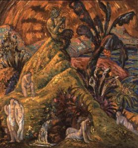 El Dios Pan Y Las Ninfas by Carlos Alberto Castellanos