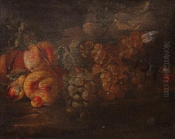 A Still Life Of Grapes, Apples, Pears And Walnuts - view 1