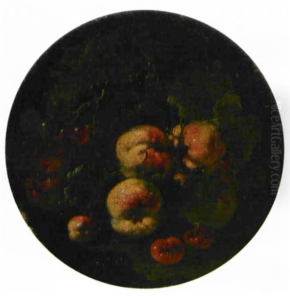 Nature Morte Aux Peches, Cerises Et Raisins - view 1