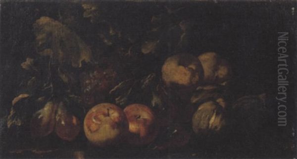 Pesche, Susine E Fichi En Plein Air - view 1