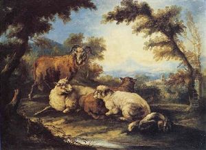 Natura Morta Di Frutta Con Alzata by Giovanni Paolo Castelli (lo Spadino)