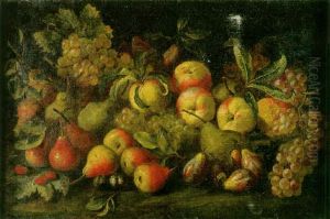 Nature Morte Aux Pommes, Raisins Et Poires