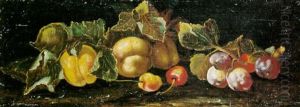 Nature Morte Aux Cerises, Prunes Et Peches Nature Morte Aux Cerises, Prunes Et Peches