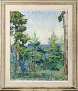 Landskap Medgranar by Gregori Aminoff