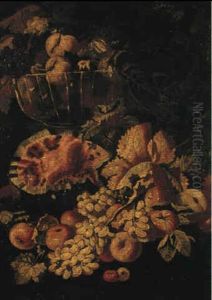 Still Lifes Of Grapes, Apples, Peaches,            Pomegranates, Figs And Watermelon