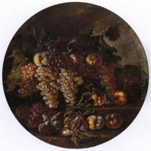 Natura Morta Di Frutta by Bartolomeo Castelli the Younger