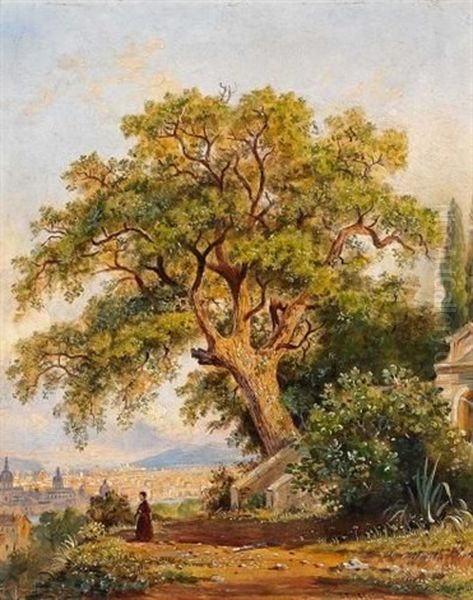 Rom. Blick Von Den Hugeln Auf Die Stadt - view 1