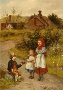 Chat By Wayside; Birds Nest; Pair)