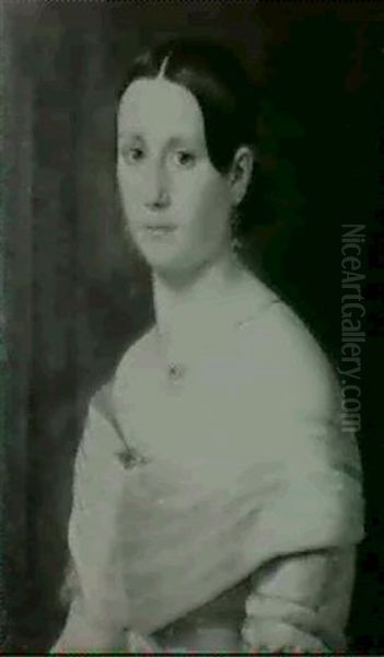 Halbfiguriges Portrait Einer Jungen Frau - view 1