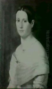 Halbfiguriges Portrait Einer Jungen Frau Halbfiguriges Portrait Einer Jungen Frau