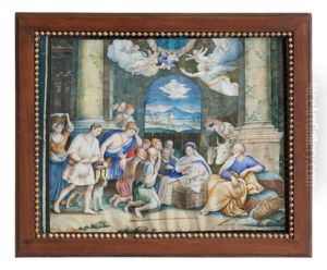 L'adorazione Dei Pastori by Giovanni Battista Castello