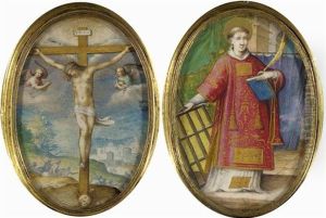 The Crucifixion by Giovanni Battista Castello