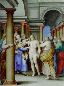 The Incredulity Of Saint Thomas by Giovanni Battista Castello