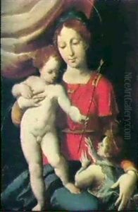Madonna Mit Kind Und Johannes Madonna Mit Kind Und Johannes