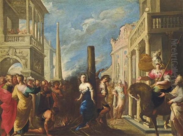 Clorinda Rescuing Olindo And Sophronia - view 1