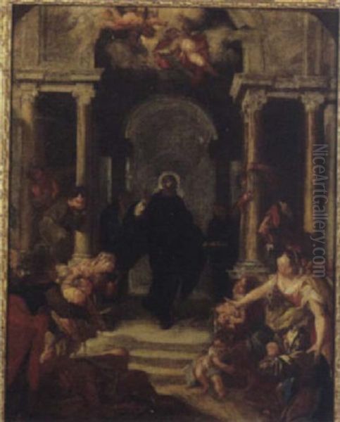 Elemosina Di Un Santo (san Benedetto?) - view 1