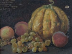 Nature Morte Au Melon by Adolphe Louis (Napolean) Castex-Degrange