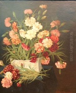 Floral Still Life by Adolphe Louis (Napolean) Castex-Degrange
