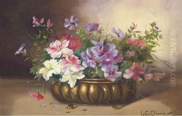 Summer Blooms In An Urn - view 1