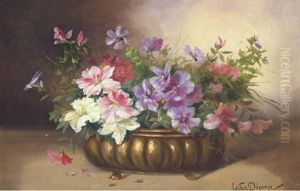 Summer Blooms In An Urn