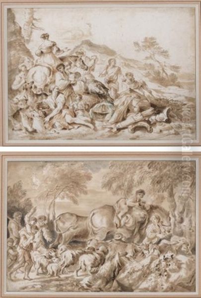 Scenes Pastorales (pair) - view 1