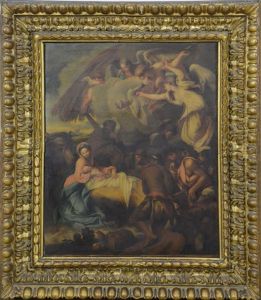 Adoration De La Vierge by Giovanni Benedetto Castiglione