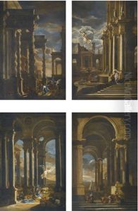 The Angel Appearing To Abraham, The Banishment Of Hagar, The Departure Of Jacob, Joseph Being Recognised By His Brothers (set Of 4)