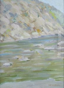 Scogliera by Giuseppe Amisani