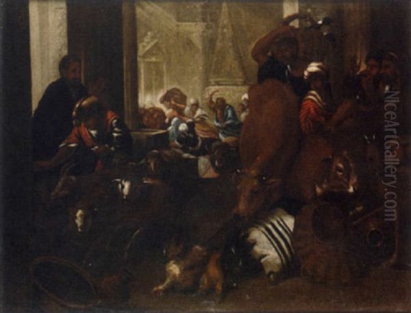 Christ Driving The Money Lenders From The Temple - view 1