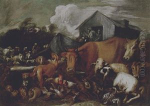Noah's Ark by Giovanni Benedetto Castiglione
