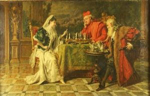 Les Joueurs D'echecs by Giuseppe Castiglione