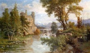 Chateau Dans Un Paysage