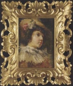 A Young Boy In Elegant Costume