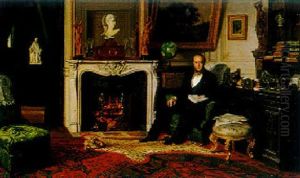 The Connoisseur In His Salon by Giuseppe Castiglione
