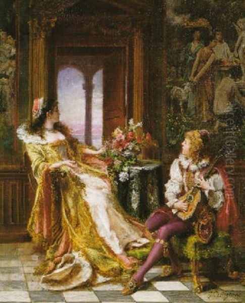 The Mandolin Player - view 1