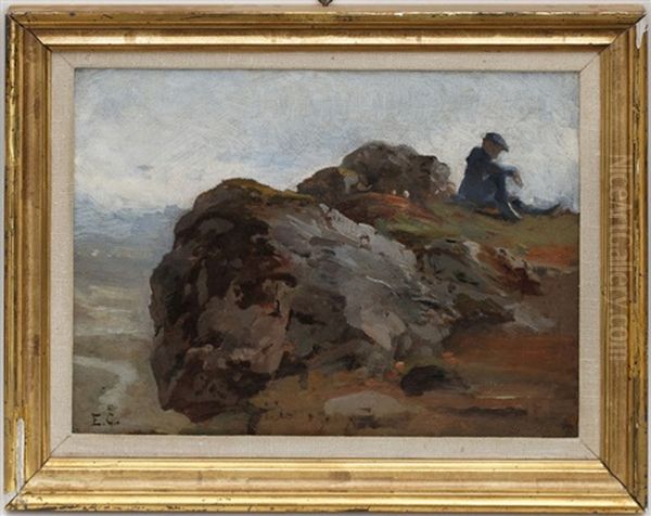 Promeneur Et Rocher - view 1