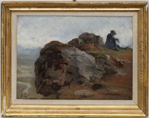 Promeneur Et Rocher