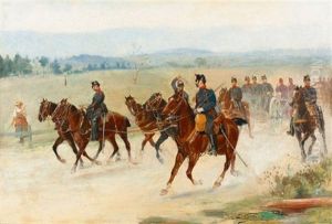 Batterie En Marche by Edouard Castres