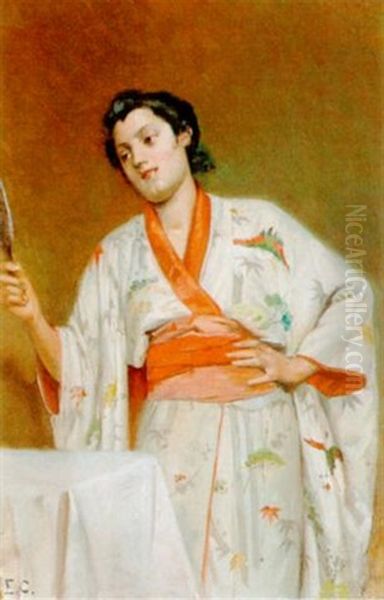 Dame Im Kimono - view 1