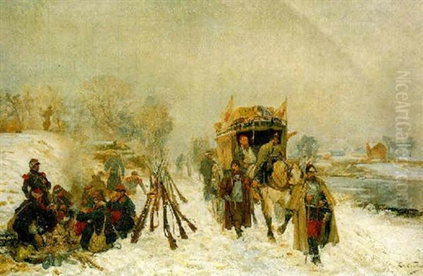 Die Loire-armee Des Generals Chauzy Bei Paris Im Januar 1871 - view 1