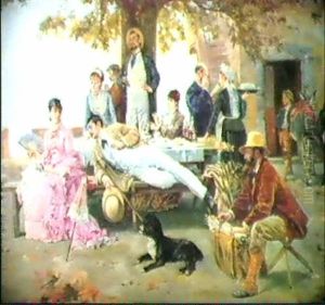Die Familie Des Kunstlers Am Mittagstich Im Freien Die Familie Des Kunstlers Am Mittagstich Im Freien