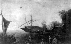Scene De Chantier Naval