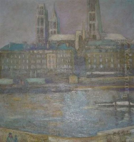 La Seine A Rouen - view 1