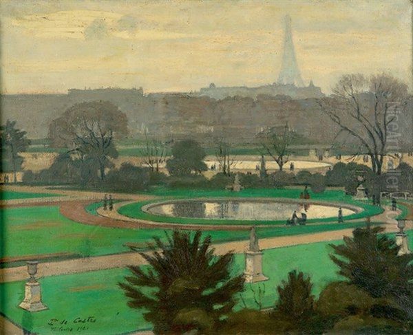 Le Jardin Des Tuileries En Automne - view 1