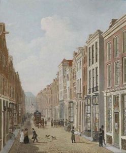 The Kalverstraat, Looking Towards The Dam, Amsterdam, With The Niewe Kerk Beyond