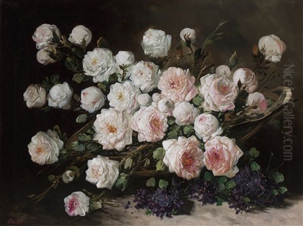 Roses In A Basket - view 1