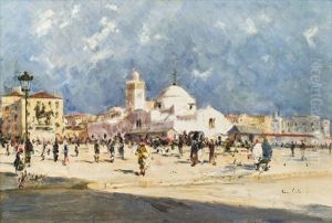 Algier, Blick Auf Die Moschee El Jdid