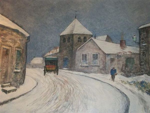 La Rue Enneigee - view 1