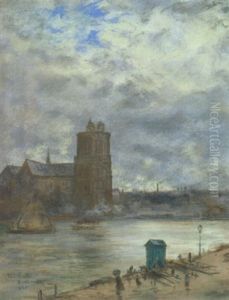 Vue De Dordrecht by Siebe Johannes ten Cate