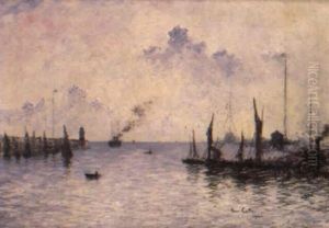 Vue D'un Port En Hollande by Siebe Johannes ten Cate